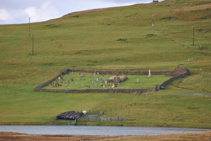Cross Kirk graveyard, Eshaness, Shetland (1)
