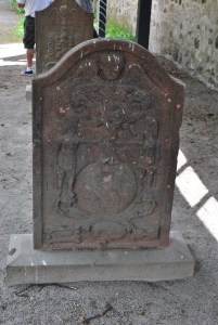 Symbols of the trades a numerous, so are Christian symbols like the Garden of Eden with Adam and Eve – very suitable for Daniel Cameron who was a gardener in the late 18th century 