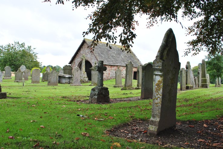 Edzell graveyard Lindsay burial aisle