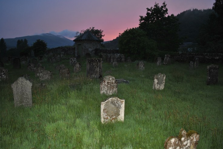 This peaceful graveyard once was haunted by very creepy businessmen – graverobbers. 