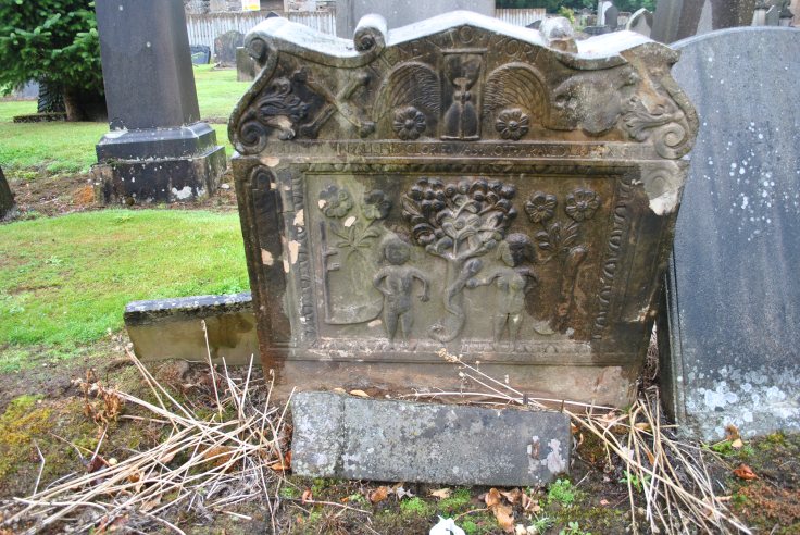 Nellie Merthe Erkenbach Graveyards of Scotland Old Polmont Kirkyard