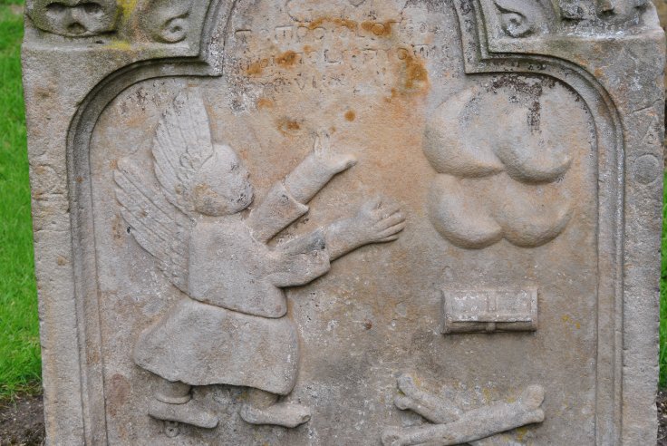 Graveyards of Scotland Nellie Merthe Erkenbach gravestone symbols Muiravonside