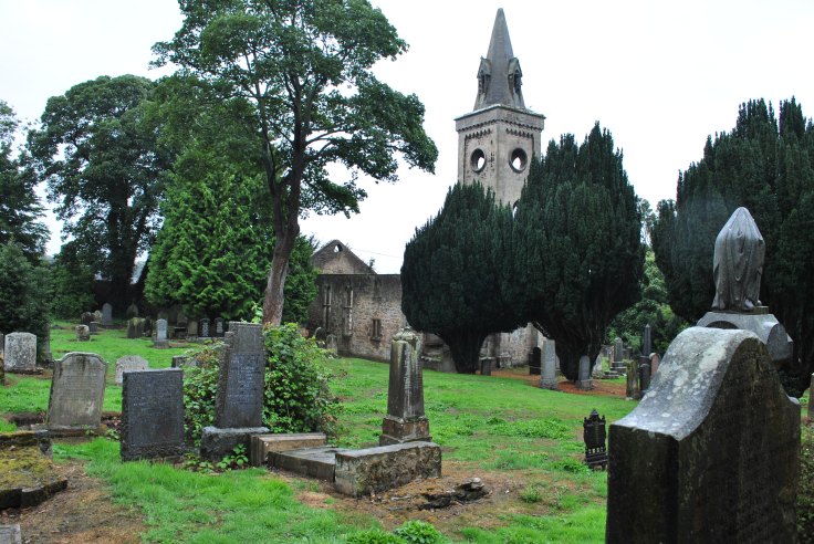 Carriden Old Churchyard brawl over child's body Graveyards of Scotland Nellie Merthe Erkenbach