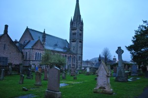 Old High Church Inverness executed in a graveyard of Scotland 