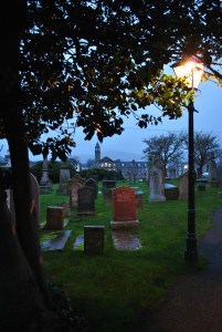 Old High Church Inverness executed in a graveyard of Scotland
