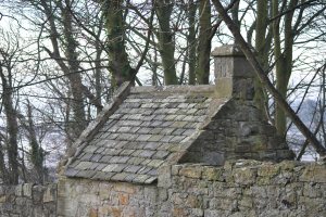 St Bridget's church Dalgety Bay Fife Graveyards of Scotland watchhouse bodysnatchers