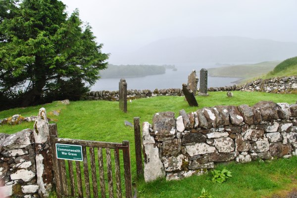 vast nothingness graveyards of Scotland Sutherland Elphin
