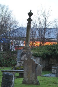 Saint Clements burial ground supermarket Graveyards of Scotland