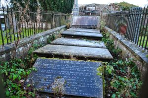 Saint Clements burial ground supermarket Graveyards of Scotland