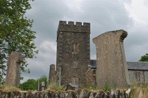 church and gravestones